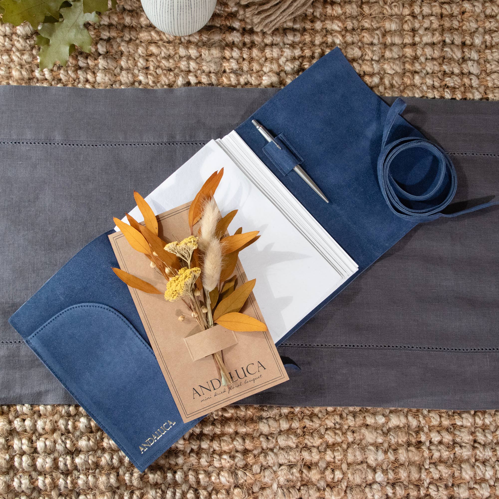 Premium Large Royal Blue Suede Leather Journal - Elegant Writing Notebook for Journaling, Sketching & Note Taking - Perfect Gift for Writers, Artists & Students