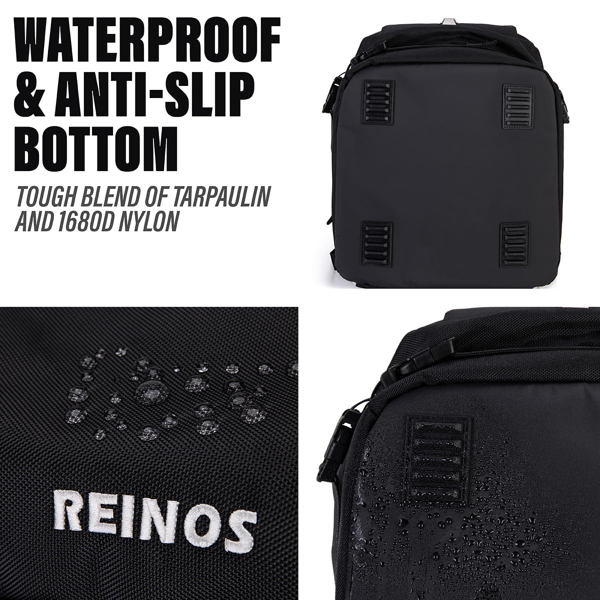 Durable 60L Ski Boot Backpack - Water-Resistant Snow Gear Bag for Boots & Helmet | Travel & Snowboarding
