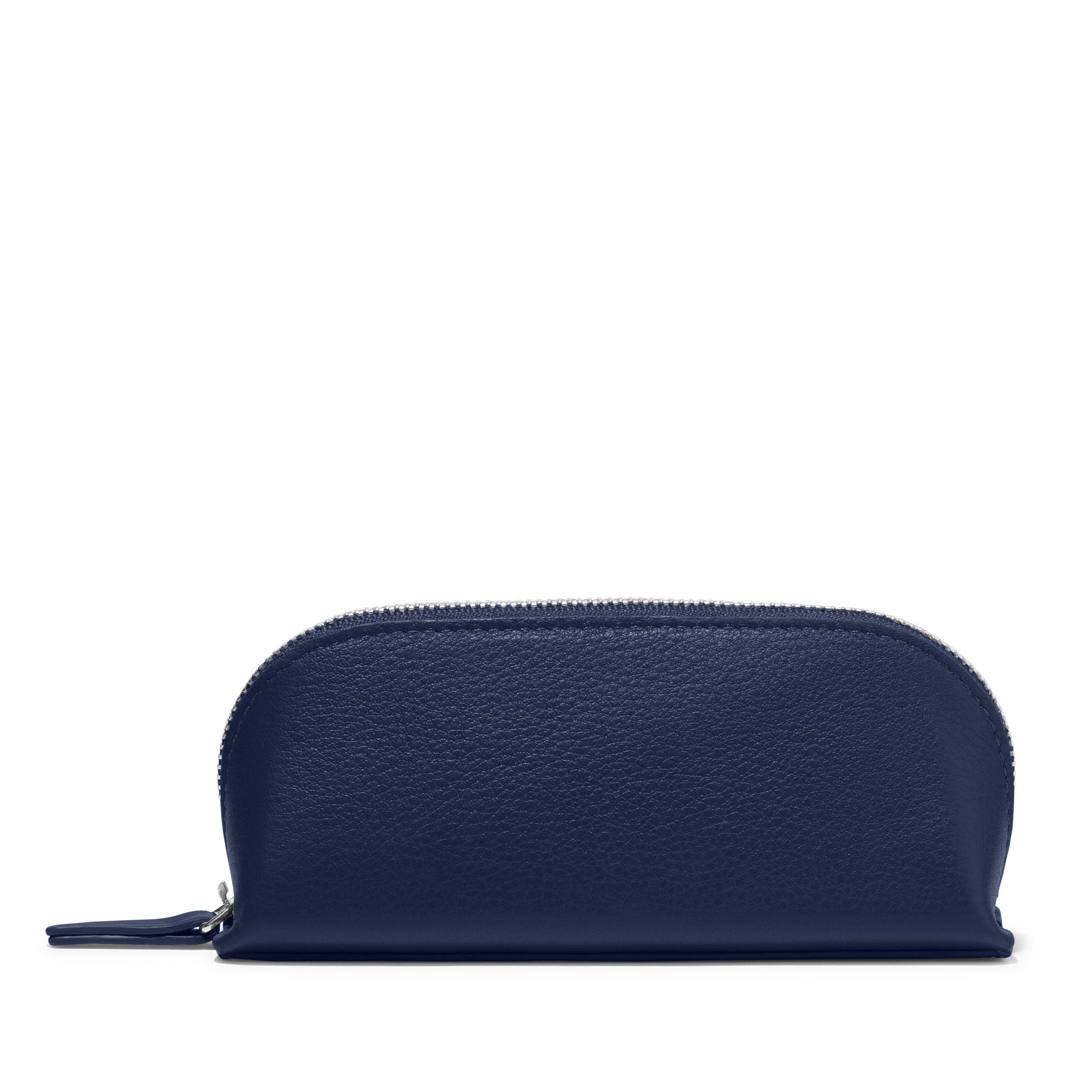 Navy Blue Zip Sunglass Case - Compact & Durable Eyewear Holder for Travel, Sports & Outdoor Activities