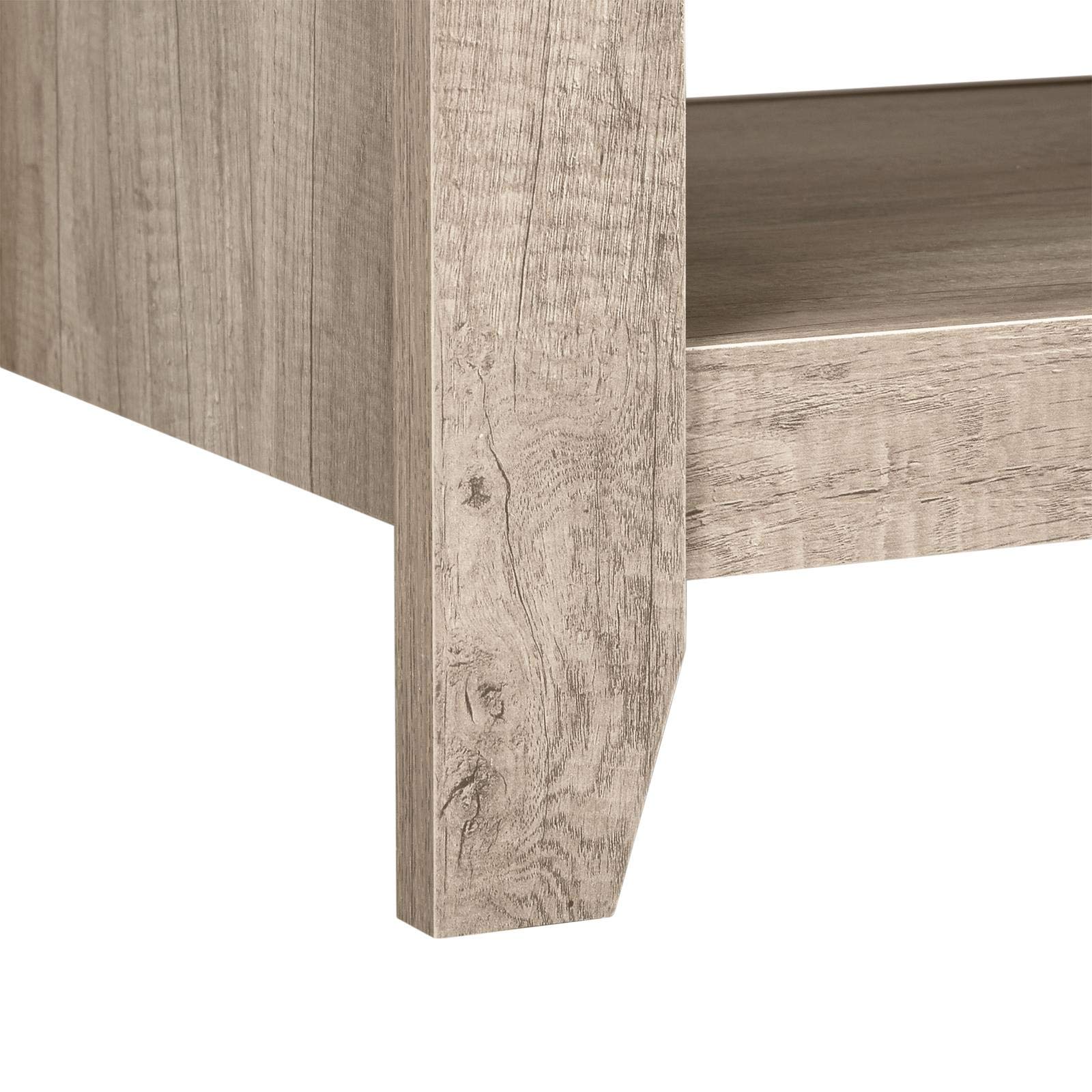 Yaheetech Lift Top Coffee Table with Hidden Storage & 2 Open Shelves - 47.5