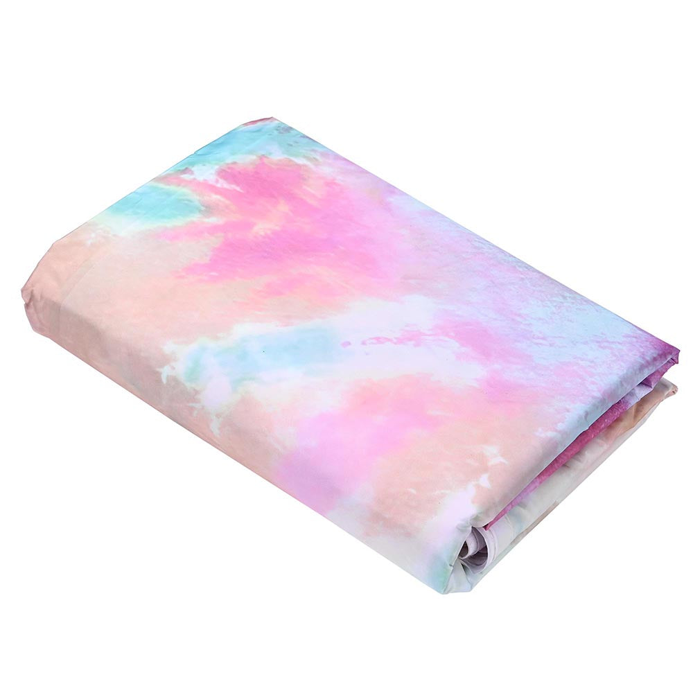 10x10 Pop Up Canopy Replacement Top - Tie Dye Pink Waterproof Outdoor Canopy for Parties, Camping, and Beach Events