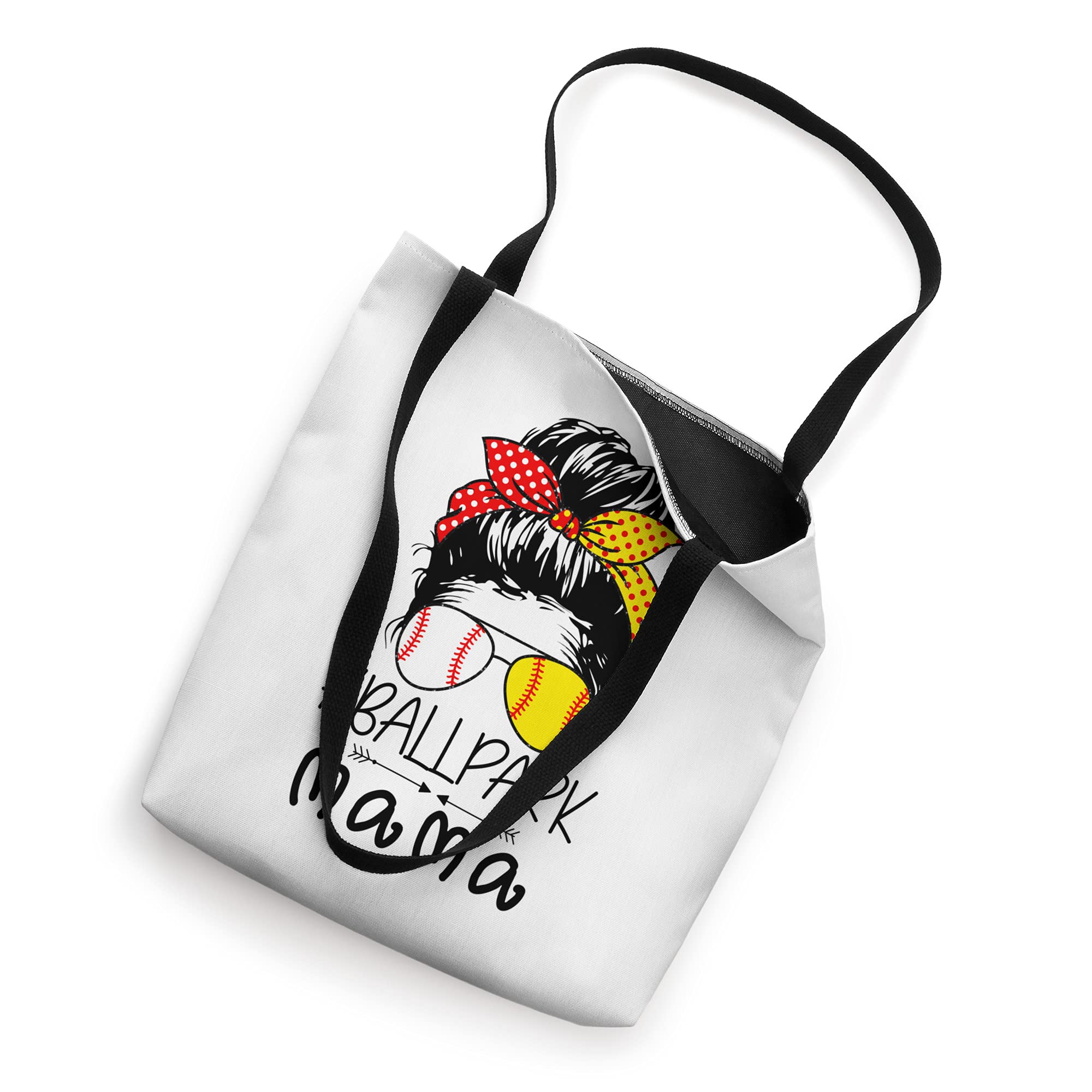 BallPark Mama Baseball Softball Tote Bag for Mom - Perfect Mother's Day Gift for Baseball Moms, Team Sports & Game Day Essentials - Great for Practice, Games & Cheering from the Stands