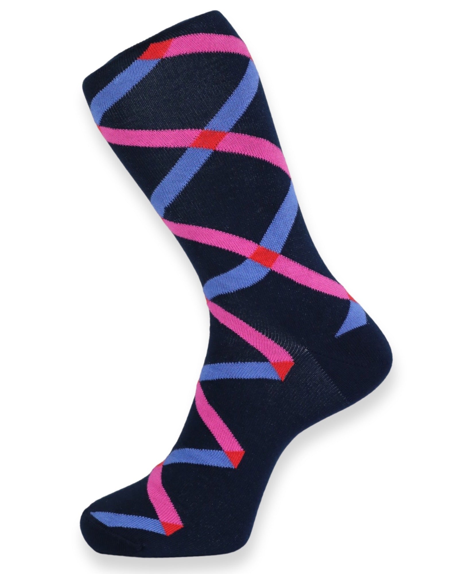 DÉCLIC Pivot Socks for Men & Women - Navy Blue Comfortable Athletic Socks for Running, Hiking & Everyday Wear