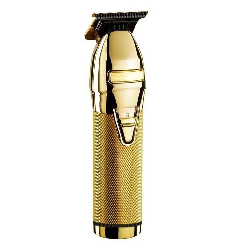 Professional Zero Gap Hair Clipper & Beard Trimmer for Men - Rechargeable Gold Pro Model Electric Hair Cutting Machine by JJKY | Perfect for Home Barbering, Salon Styling & Personal Grooming