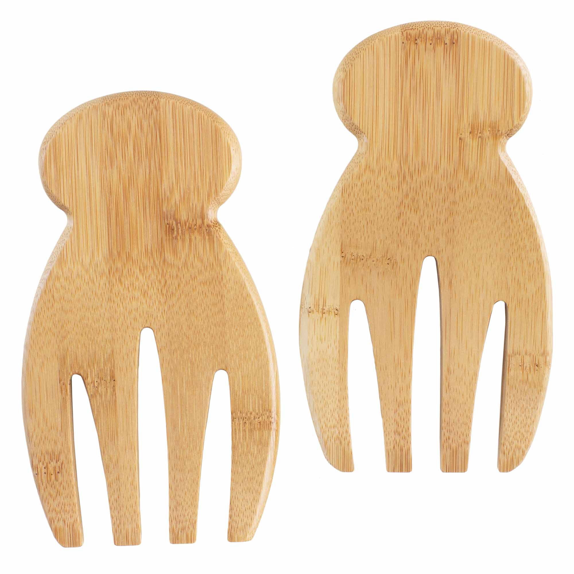 Premium Salad Hands Serving Set - Stainless Steel Salad Tongs with Ergonomic Handle - Perfect for Tossing, Serving, and Mixing Salads, Pasta, and Vegetables at BBQs, Picnics, and Family Dinners