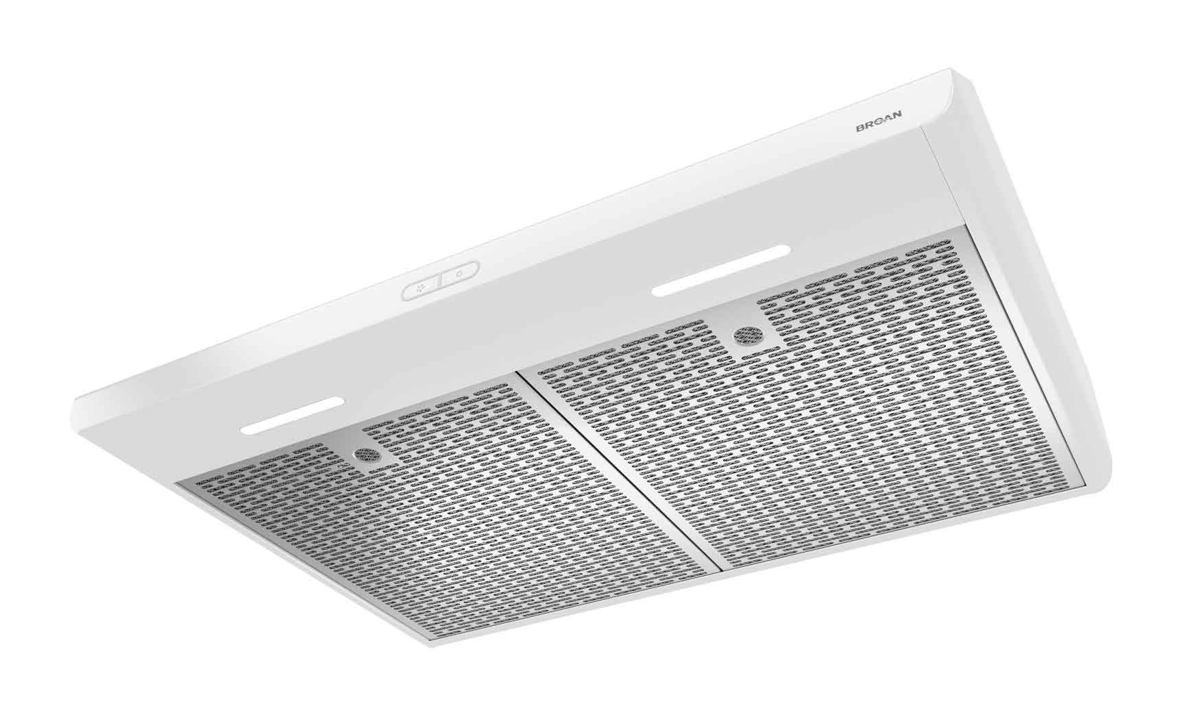 Broan White 30-Inch 375 CFM Under Cabinet Range Hood - BKDD130WW - Powerful Kitchen Ventilation for Smoke & Odor Removal - Perfect for Home Cooking & Grilling