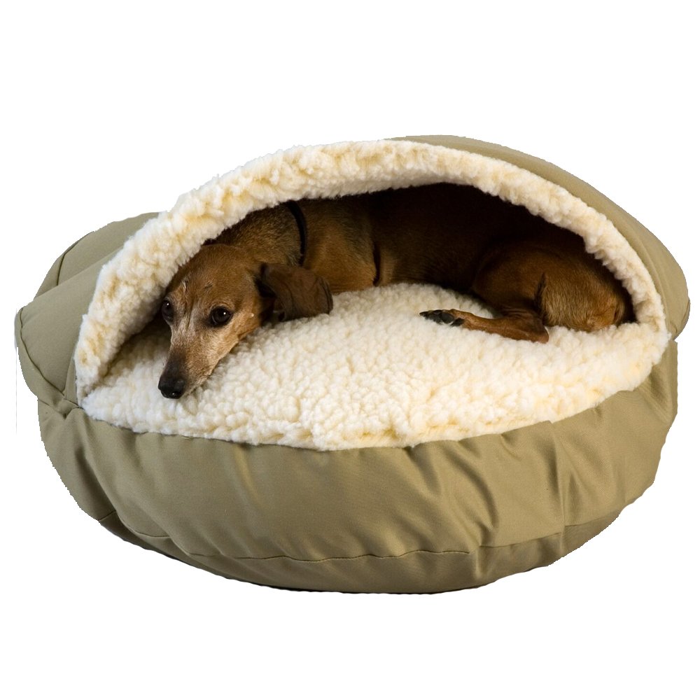 Snoozer Cozy Cave Dog Bed - Luxury Hooded Pet Bed for Small to Medium Dogs, Warm & Calming Orthopedic Bed for Anxiety Relief - Perfect for Indoor Use, Crate Training & Cold Weather Comfort
