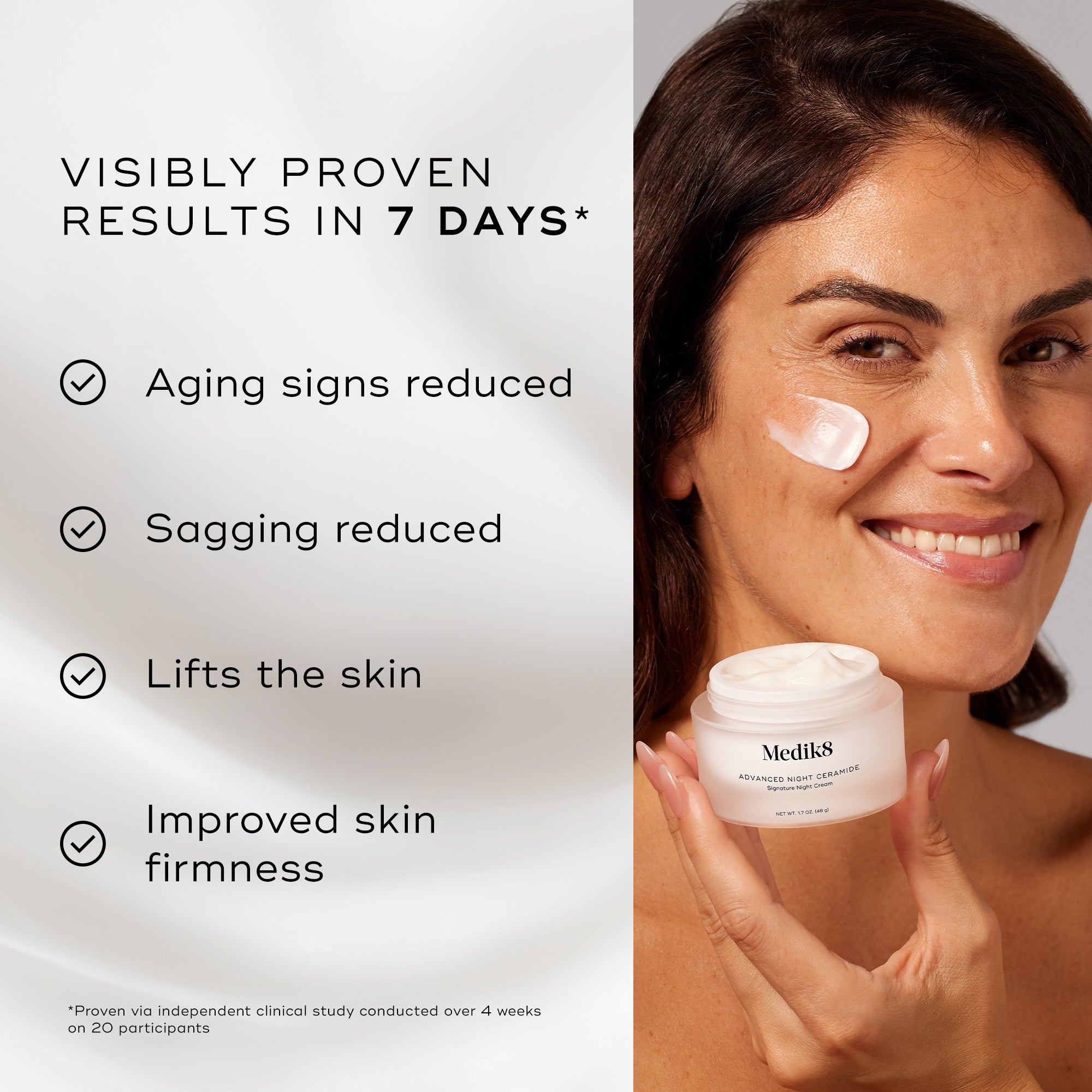Advanced Night Ceramide Moisturizing Cream - Deep Hydration & Skin Repair for Dry & Sensitive Skin | Perfect for Nighttime Skincare Routine & Anti-Aging Care
