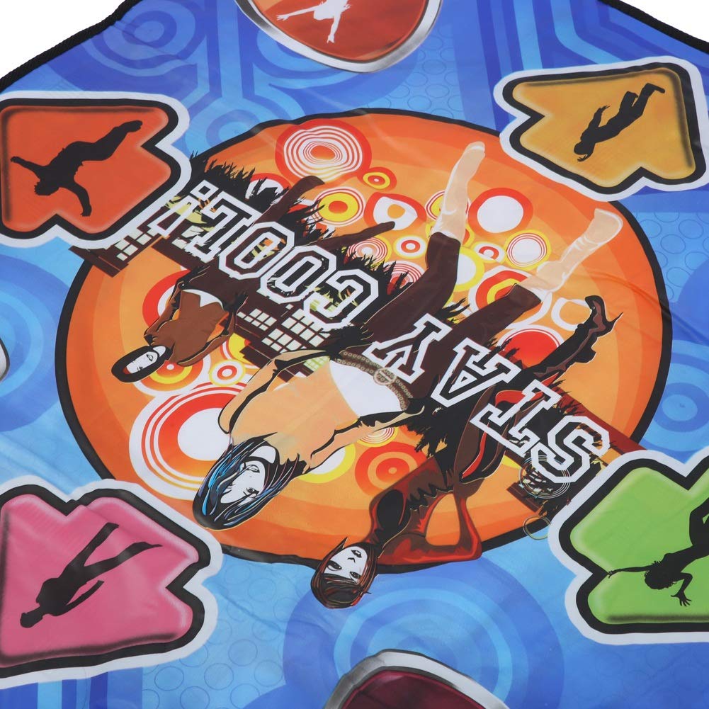 Non-Slip Dance Mat for Double Players - HD TV & Computer Compatible with Handle - Perfect for Family Game Nights & Fitness Workouts