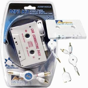 3.5mm Cassette Adapter for Car Audio - Bluetooth & Aux Compatible Cassette to Aux Converter for Digital Media Playback - Perfect for Older Car Stereos & Road Trips