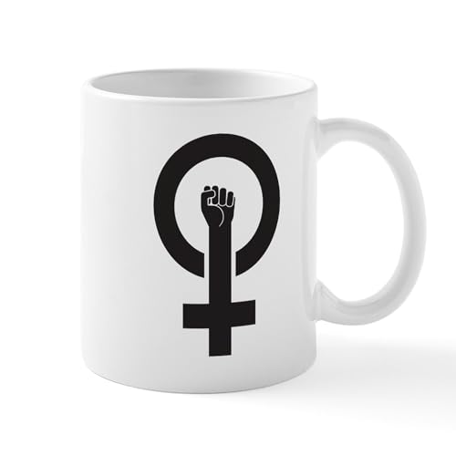 White - Feminist Power Mug