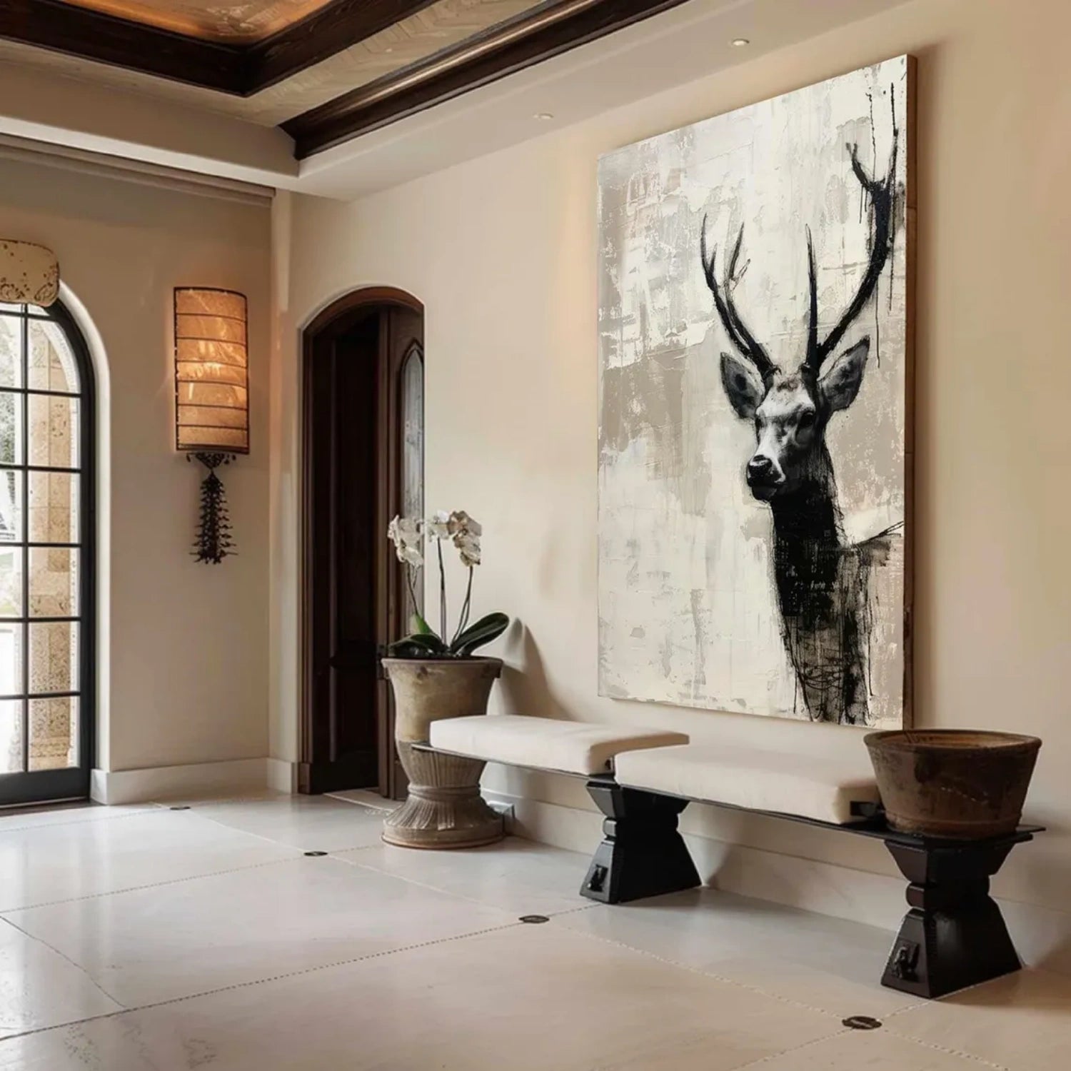 Animal Art Painting #AP125 - Handmade Canvas Wall Decor for Living Room, Bedroom & Office