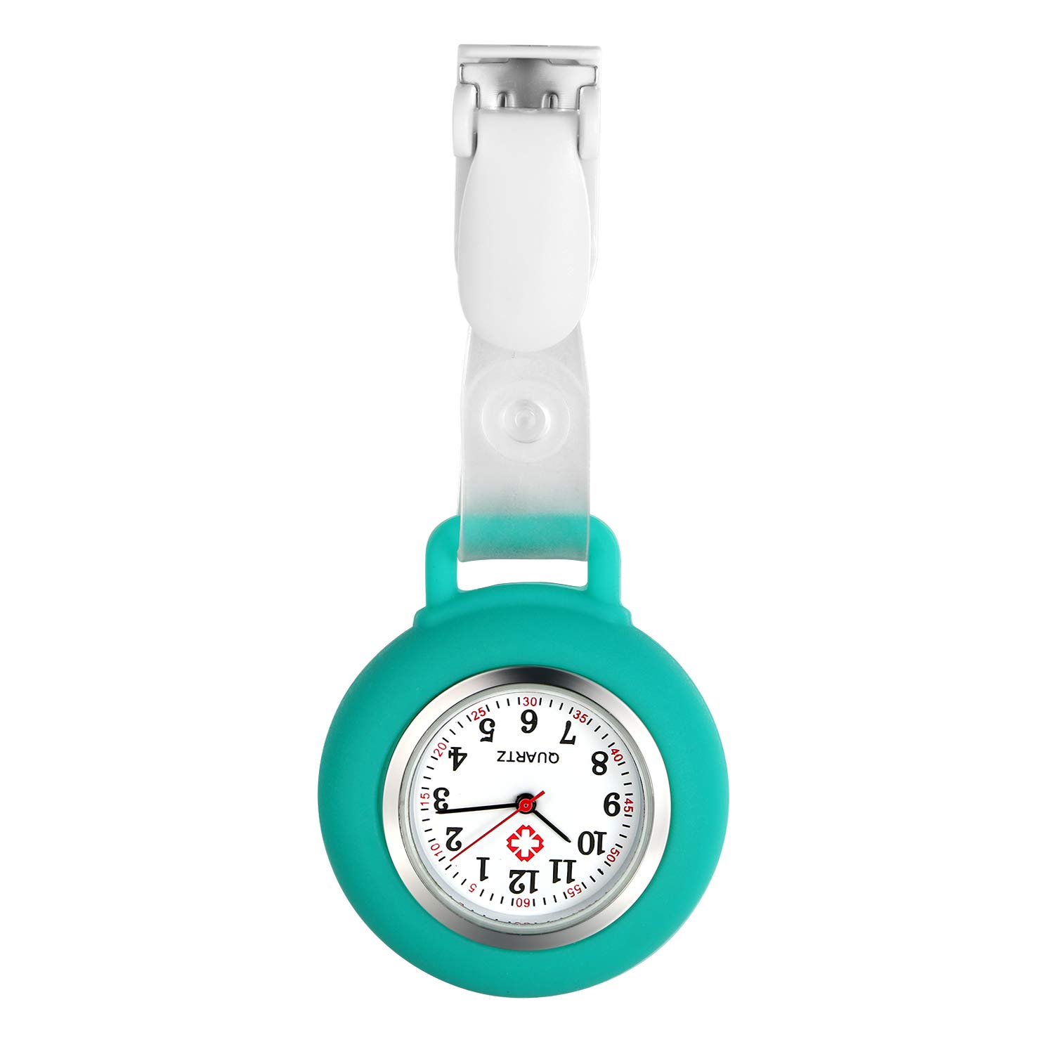 Nurse Watch with Second Hand - 7 Pack for Doctors & Nurses - Lapel & Pocket Watch for Medical Use