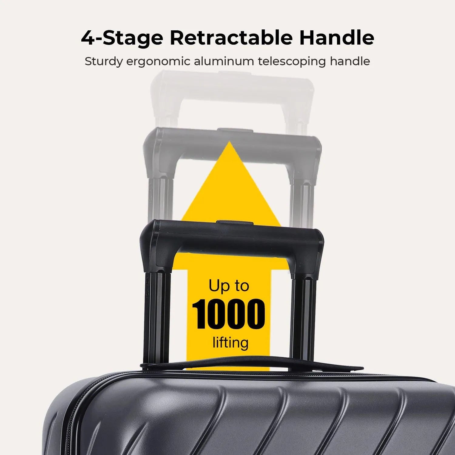 Daren 16-20 Inch Lightweight Hardside Carry On Luggage - Perfect for Air Travel, Business Trips & Weekend Getaways