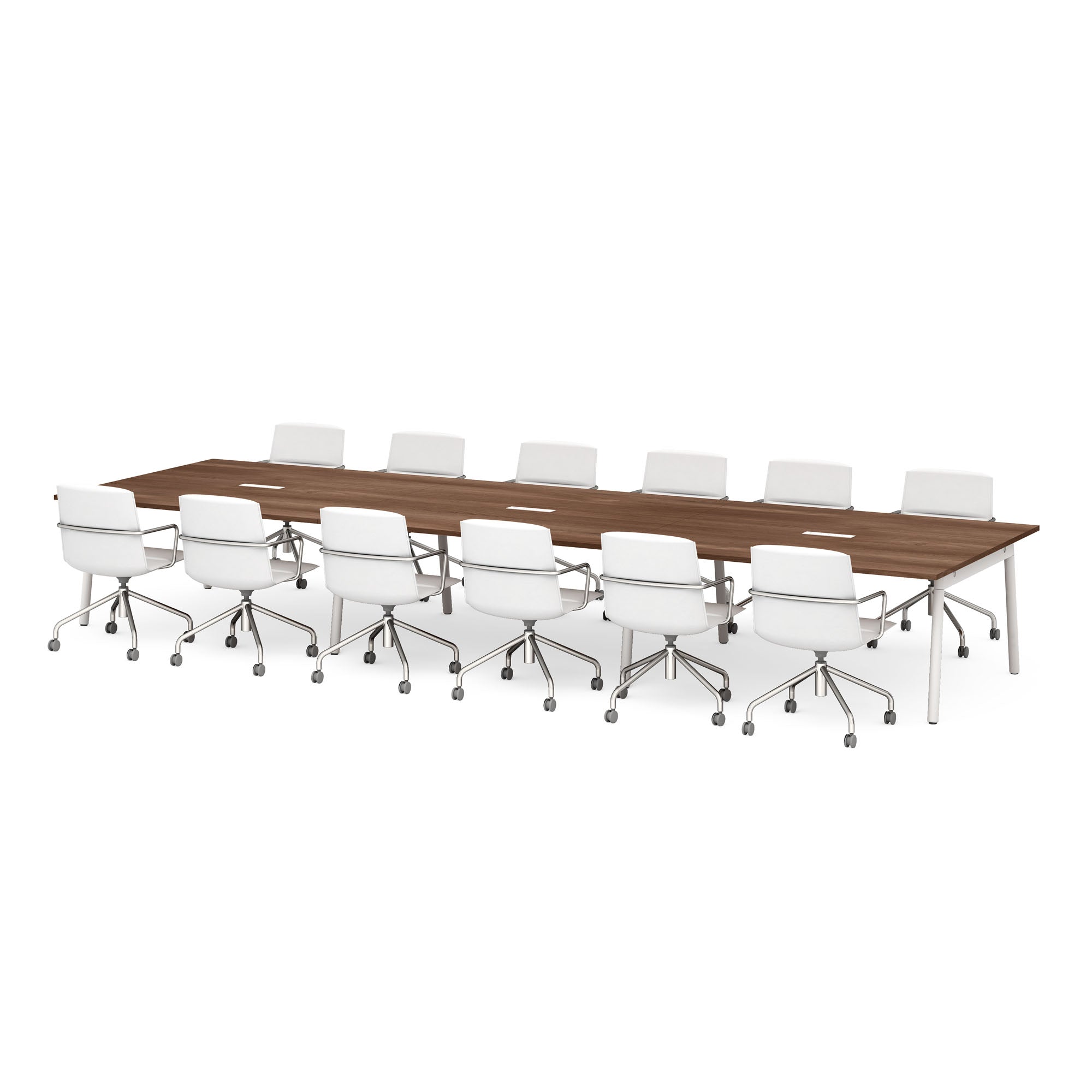 Premium Series A Scale Rectangular Conference Table - Modern Office Furniture for Meetings & Presentations - Perfect for Boardrooms, Conference Rooms & Collaborative Workspaces