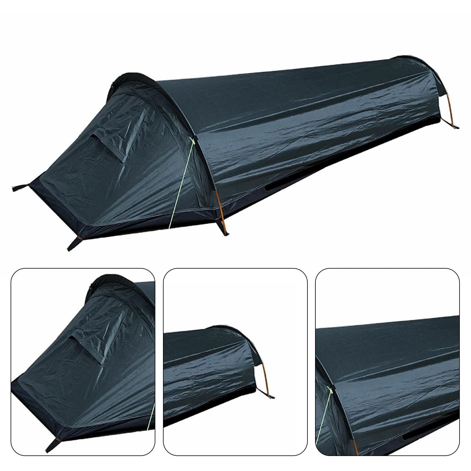 Ultralight Waterproof Bivy Tent - Compact Single Person Backpacking Sleeping Bag Shelter | 100% Waterproof Bivvy Sack for Outdoor Survival, Camping & Bushcraft | Perfect for Hiking, Mountaineering & Emergency Preparedness