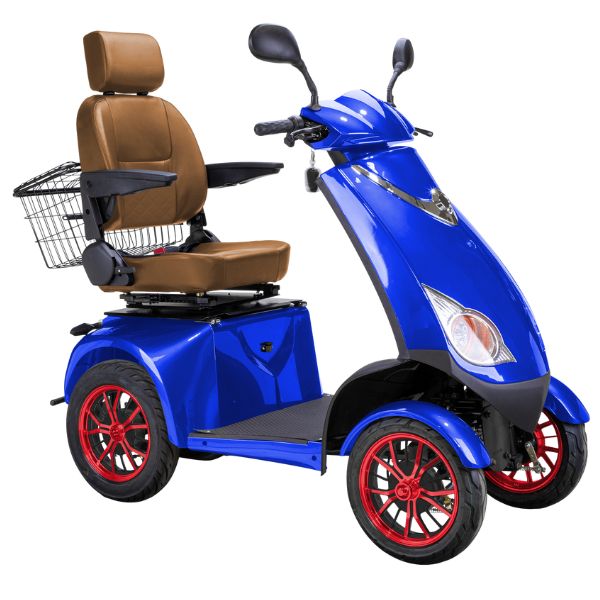 Premium Platinum Bariatric 4-Wheel Mobility Scooter for Heavy Adults - Heavy Duty Electric Wheelchair for Indoor & Outdoor Use - Ideal for Shopping, Travel, and Daily Mobility Assistance
