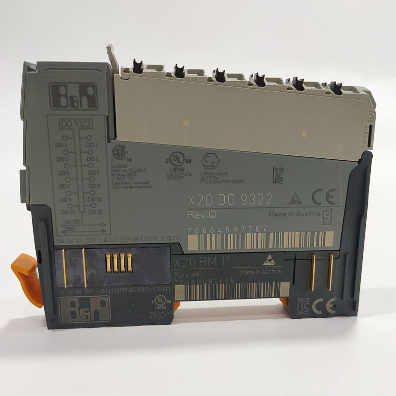 B&R X20D09322 Digital Output Module - Industrial Automation PLC Control for Manufacturing & Machinery | Used & Tested