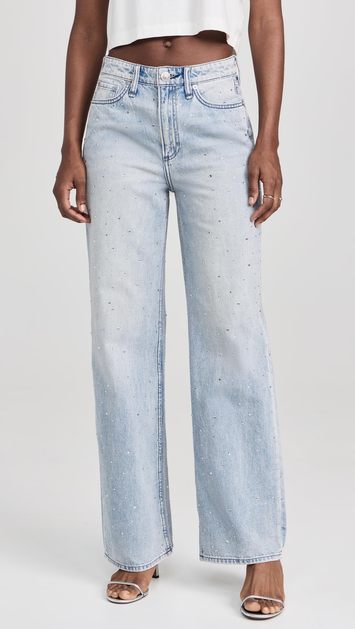 rag & bone Women's Logan Jeans - High Waist Skinny Denim Pants for Everyday Wear & Night Out | Comfortable Stretch Fit Fashion Jeans for Women