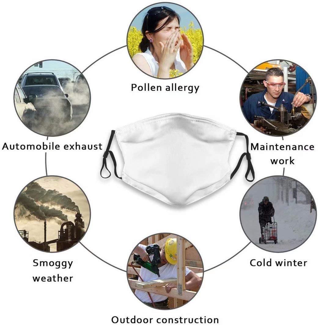 4PCS Windproof Face Masks for Math Teachers - Reusable Outdoor Sports Masks for Men & Women - Perfect for Running, Cycling, and Daily Commute
