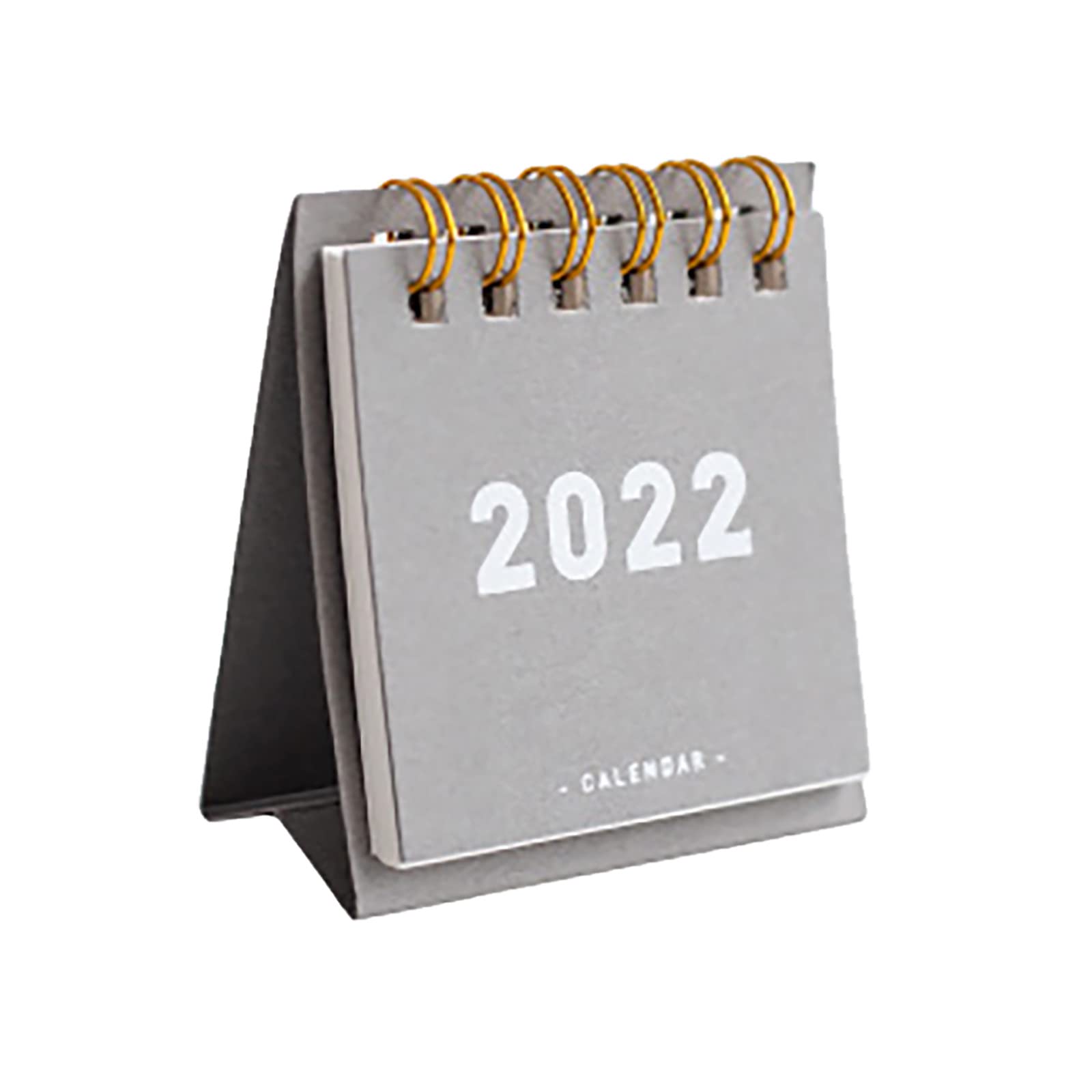 ROORUER Mini Desk Calendar 2022-2023 - English Monthly Flip Planner for Home & Office - Portable Standing Desktop Organizer with Pendulum - Perfect for Scheduling, Planning & Productivity Boost