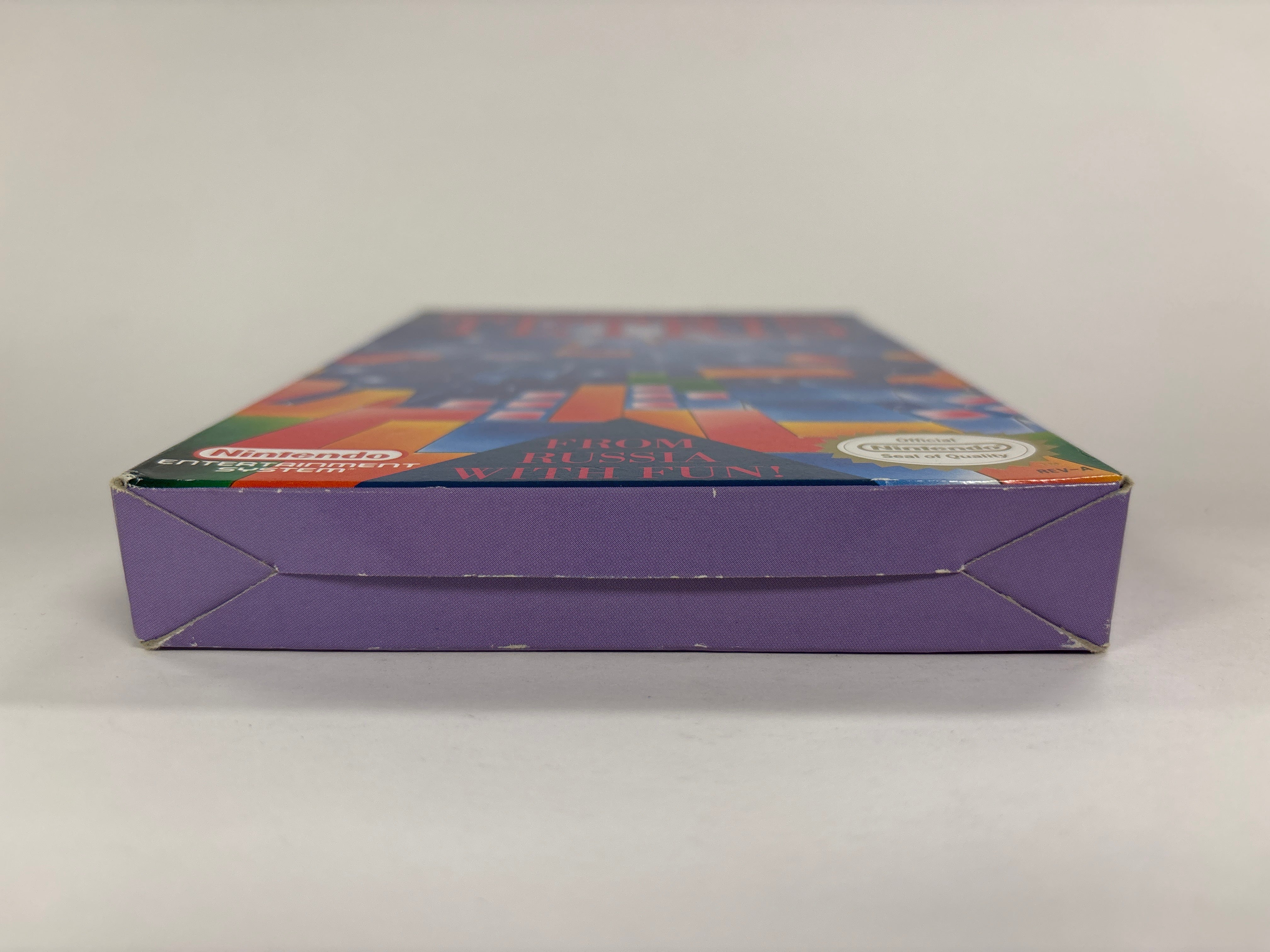Original Tetris NES Box Only - No Game or Manuals Included - Perfect for Collectors & Retro Gaming Display
