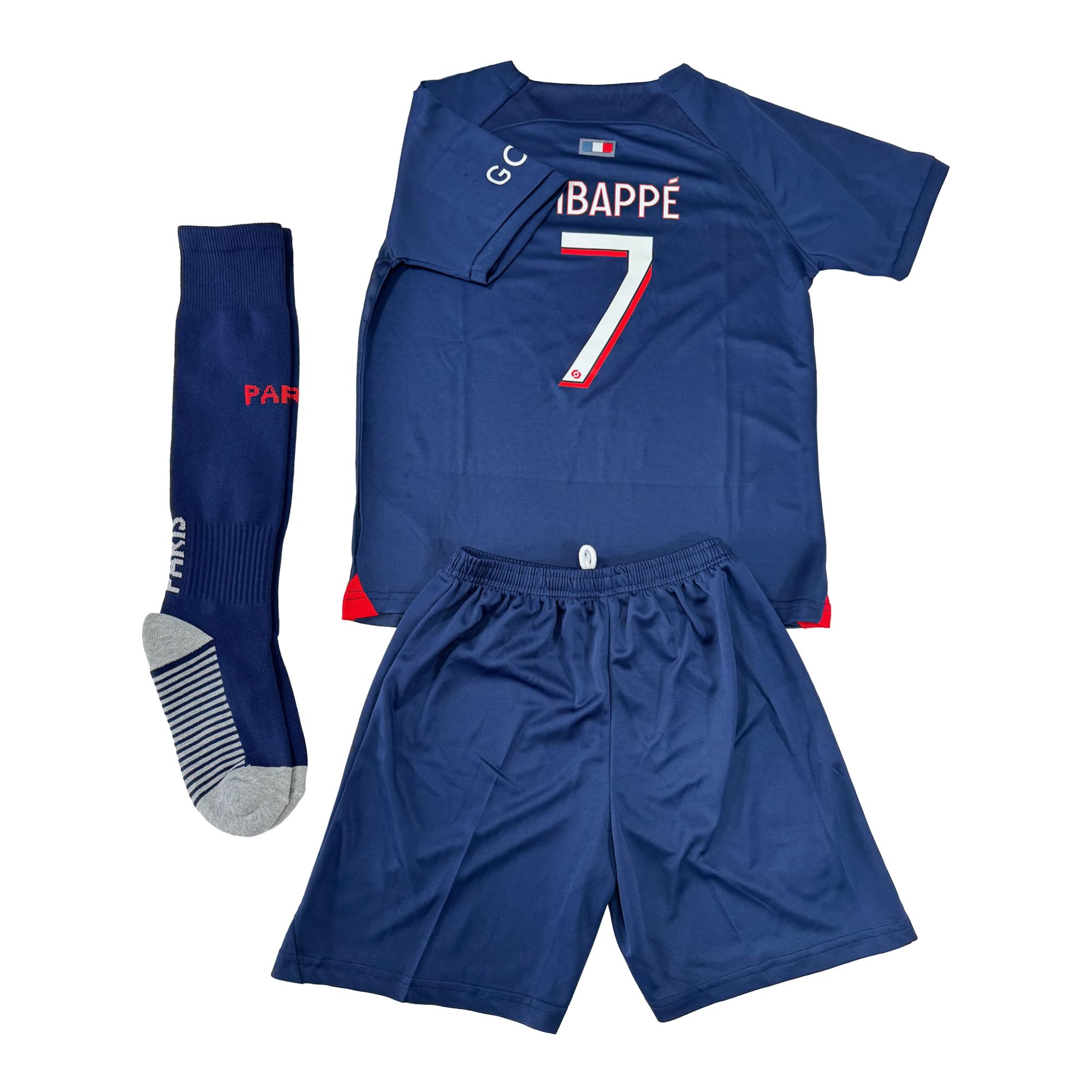 Men's Youth Soccer Jersey #7 - Official Team Soccer Uniform Set for Kids & Teens - Perfect for Games, Training & Fan Gifts