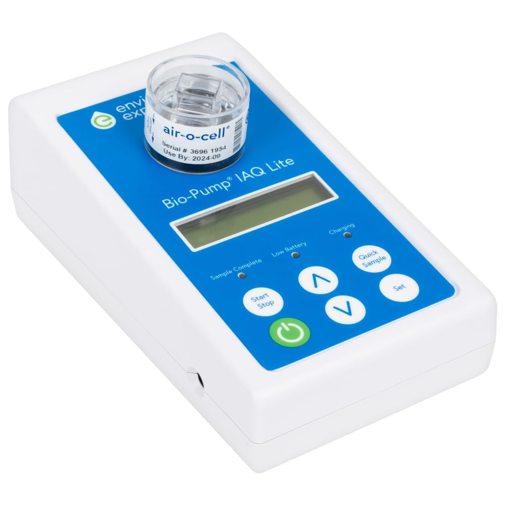 Air-O-Cell Air Sampling Cassettes (Box of 10) - Professional Mold & Allergen Testing Kit for Indoor Air Quality | Ideal for Home, Office, and Laboratory Use