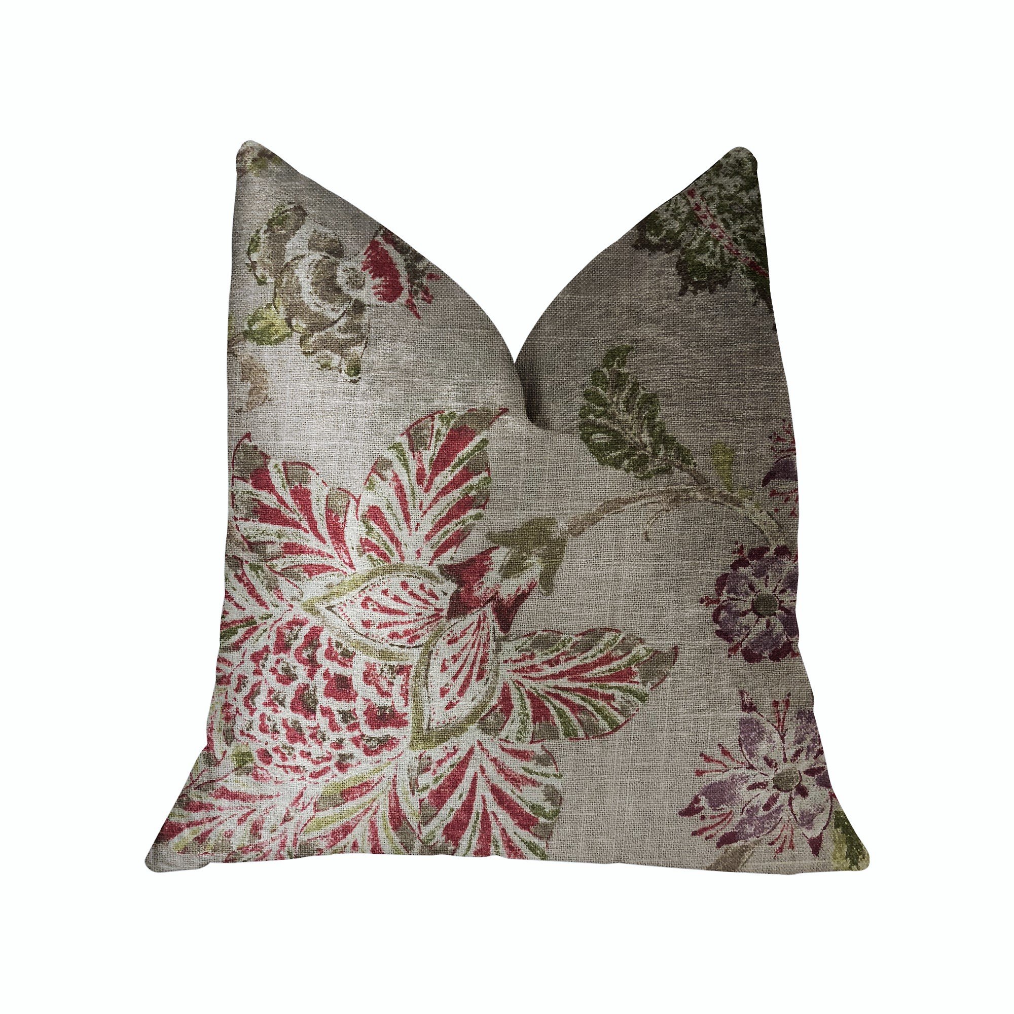 Plutus Garden Secrets Luxury Throw Pillow 20x36 Inches - King Size Decorative Cushion for Sofa, Bed & Living Room - Soft & Stylish Home Decor Accent
