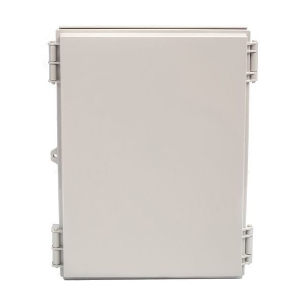Boxco Q Series 11.81 x 11.81 x 6.30 Inches (300 x 300 x 160mm) Waterproof Plastic Enclosure - IP67 & IK08 Rated ABS Case with Transparent Cover, Hinged Lid & Secure Latch - Ideal for Outdoor Electronics, DIY Projects & Industrial Equipment Protection