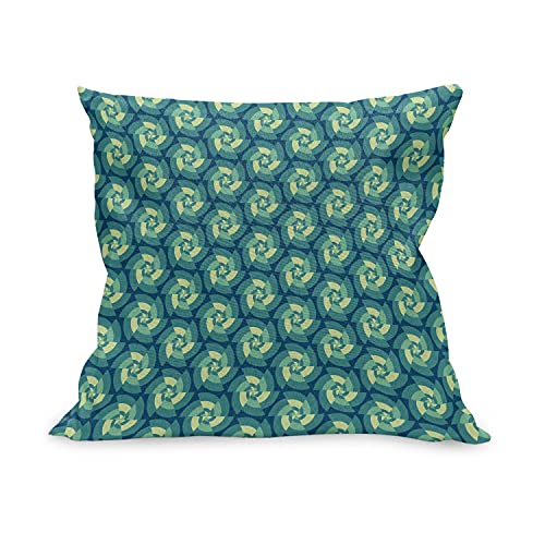 Blue Teal Pale Green