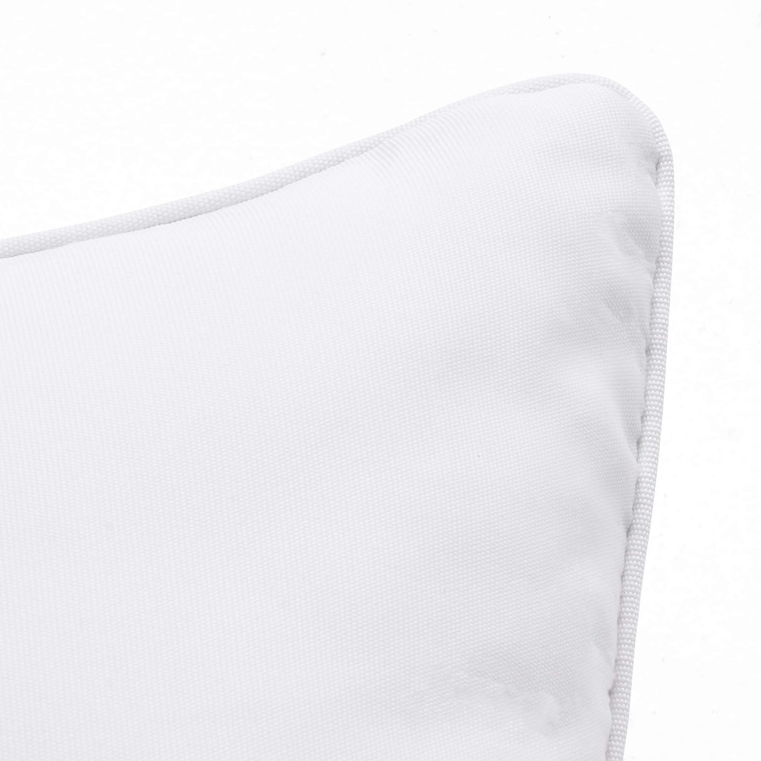 Christopher Knight Home 313427 White Outdoor Cushions - Waterproof Patio Furniture Cushions for Garden, Poolside & Deck Chairs (Set of 2)