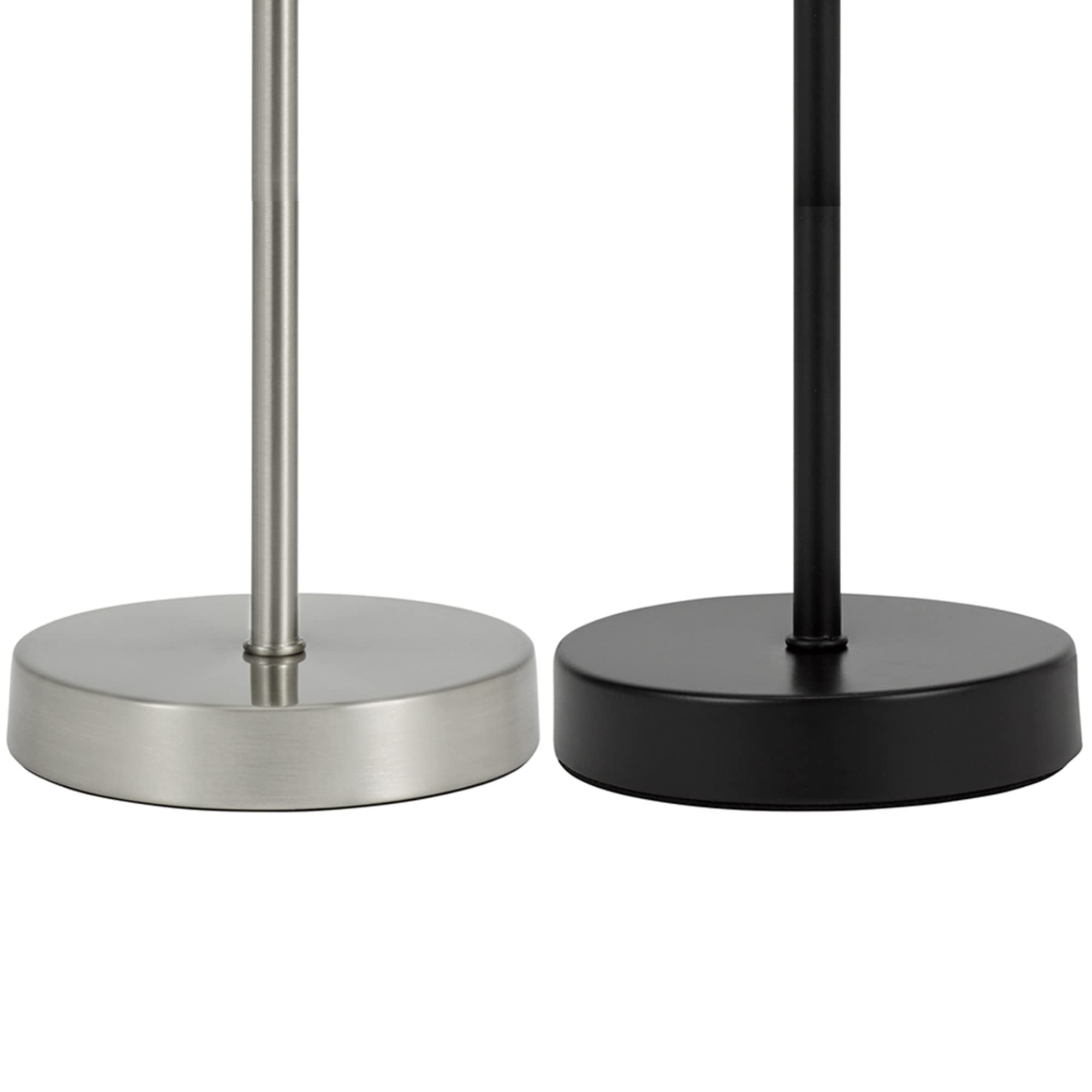 Catalina Lighting 21453-001 Modern Black Accent Table Lamp - 19 Inch LED Desk Lamp for Office, Dorm, Bedroom & Nightstand Reading Light (Bulb Not Included) - Perfect for Home Office, Study Room & Bedside Lighting