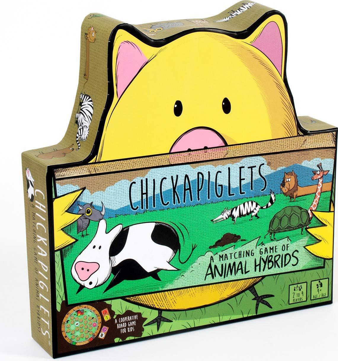 Buffalo Games Chickapiglets - Fun Family Board Game for Kids & Adults - Perfect for Game Nights, Parties & Indoor Activities
