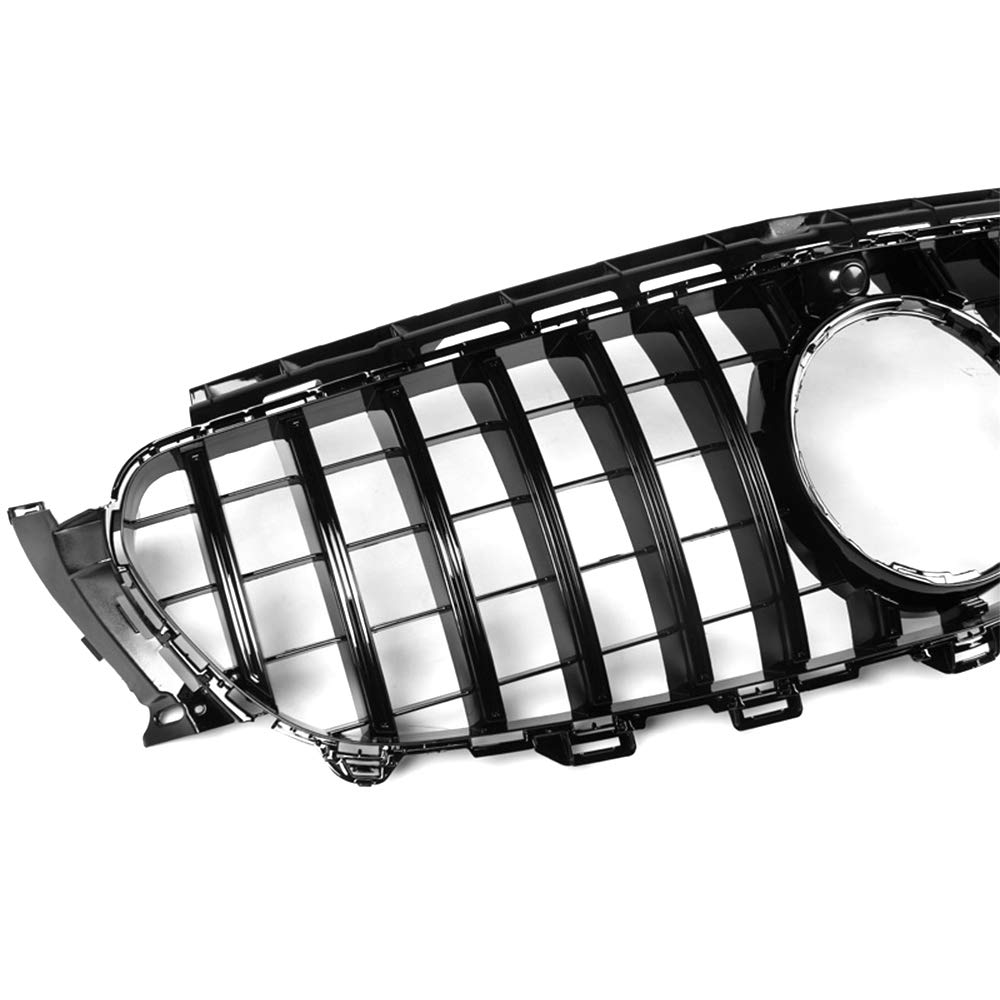 Premium Black Front Grille for Mercedes Benz W213 E250 E350 E400 (2017-2020) | Direct Fit Replacement | Enhances Style & Aerodynamics | Perfect for Upgrades & Customization