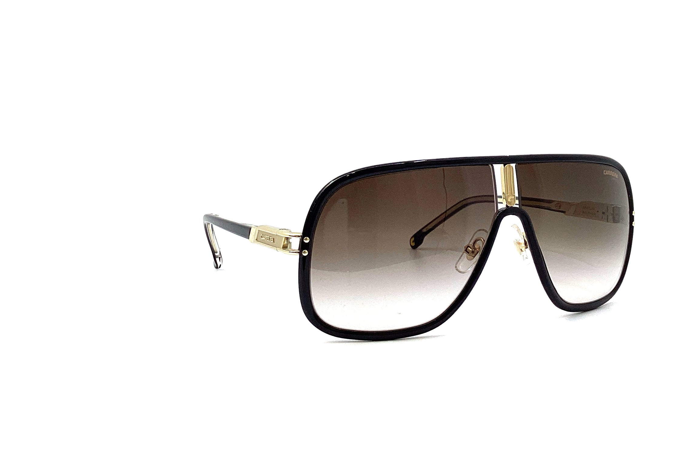 Carrera Flaglab 11 Sunglasses - Black Brown Polarized UV Protection - Perfect for Driving, Outdoor Sports & Beach Vacations