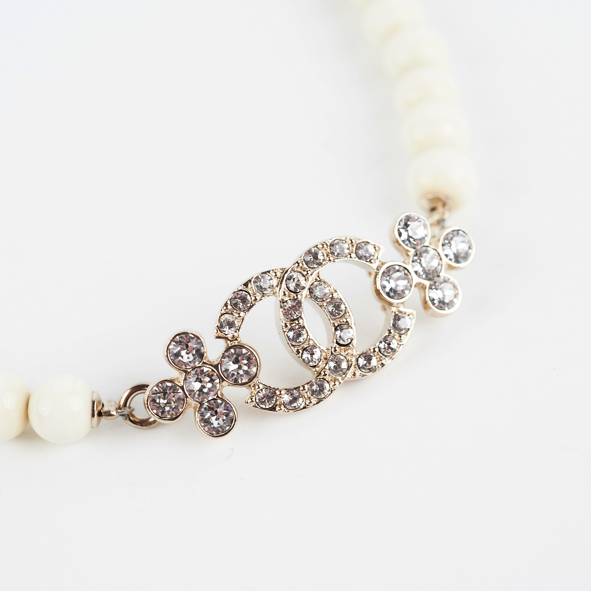 Chanel CC Logo Choker Necklace - Fashion Costume Jewelry for Women, Elegant Layering Piece for Party & Evening Wear