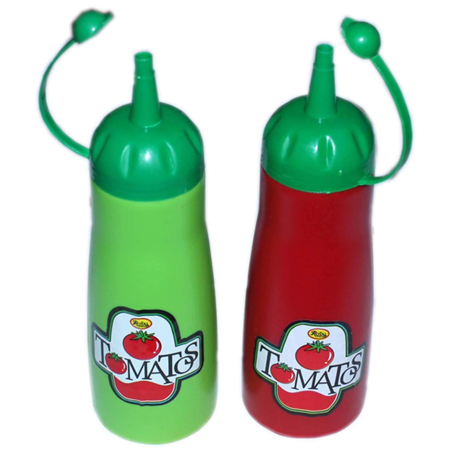 Squeeze Plastic Bottles for Sauce, Mayonnaise & Chocolate Syrup - Leak-Proof Condiment Dispenser (Pack of 2) - Perfect for Kitchen, BBQ, Baking & DIY Projects