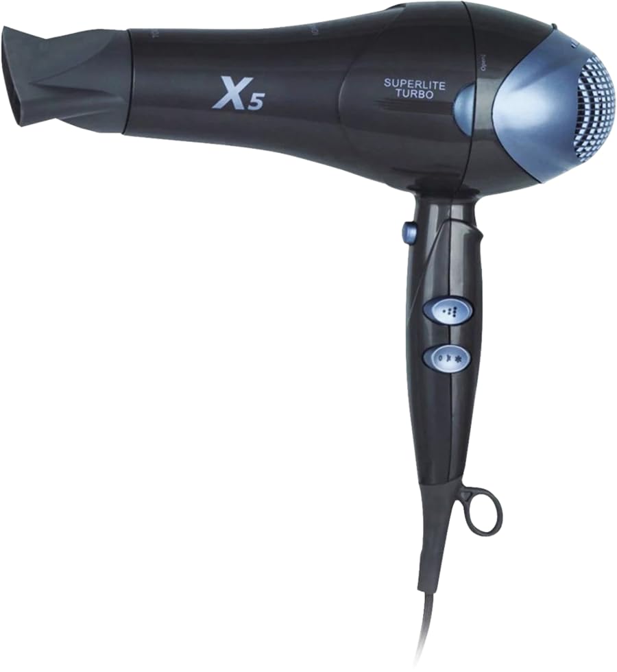 Professional Turbo Nano Tourmaline & Ionic Ceramic Hair Dryer - Model 7015 | Fast Drying, Frizz Control & Shine Enhancement for Salon-Quality Results at Home