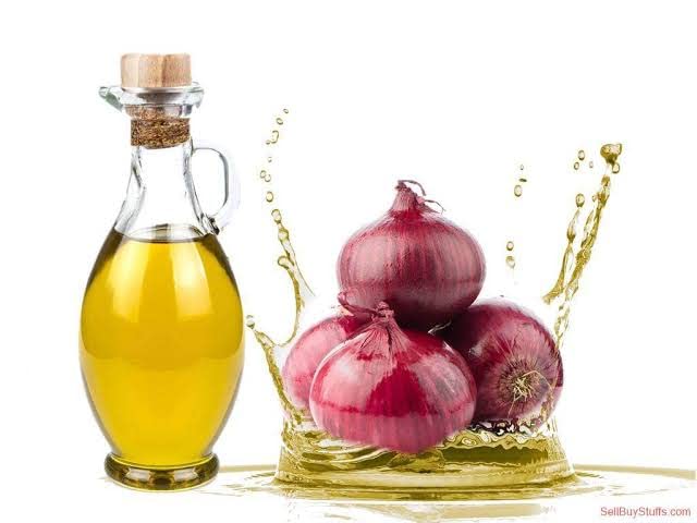 Organic Onion Hair Oil for Hair Growth & Thickness - Natural Treatment for Dry, Damaged Hair - Use for Scalp Massage, Frizz Control & Healthy Shine