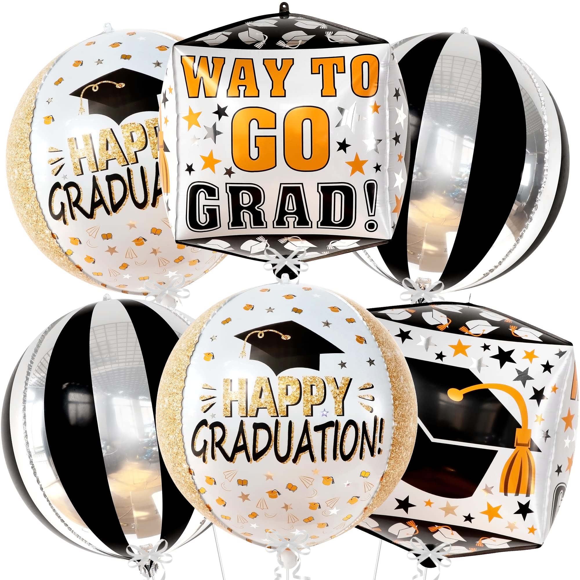 KatchOn Extra Large Graduation Banner - 72x44 Inch Class of 2025 Decorations | Blue & Black Grad Backdrop for High School & College Graduation Parties, Photo Booths & Commencement Celebrations