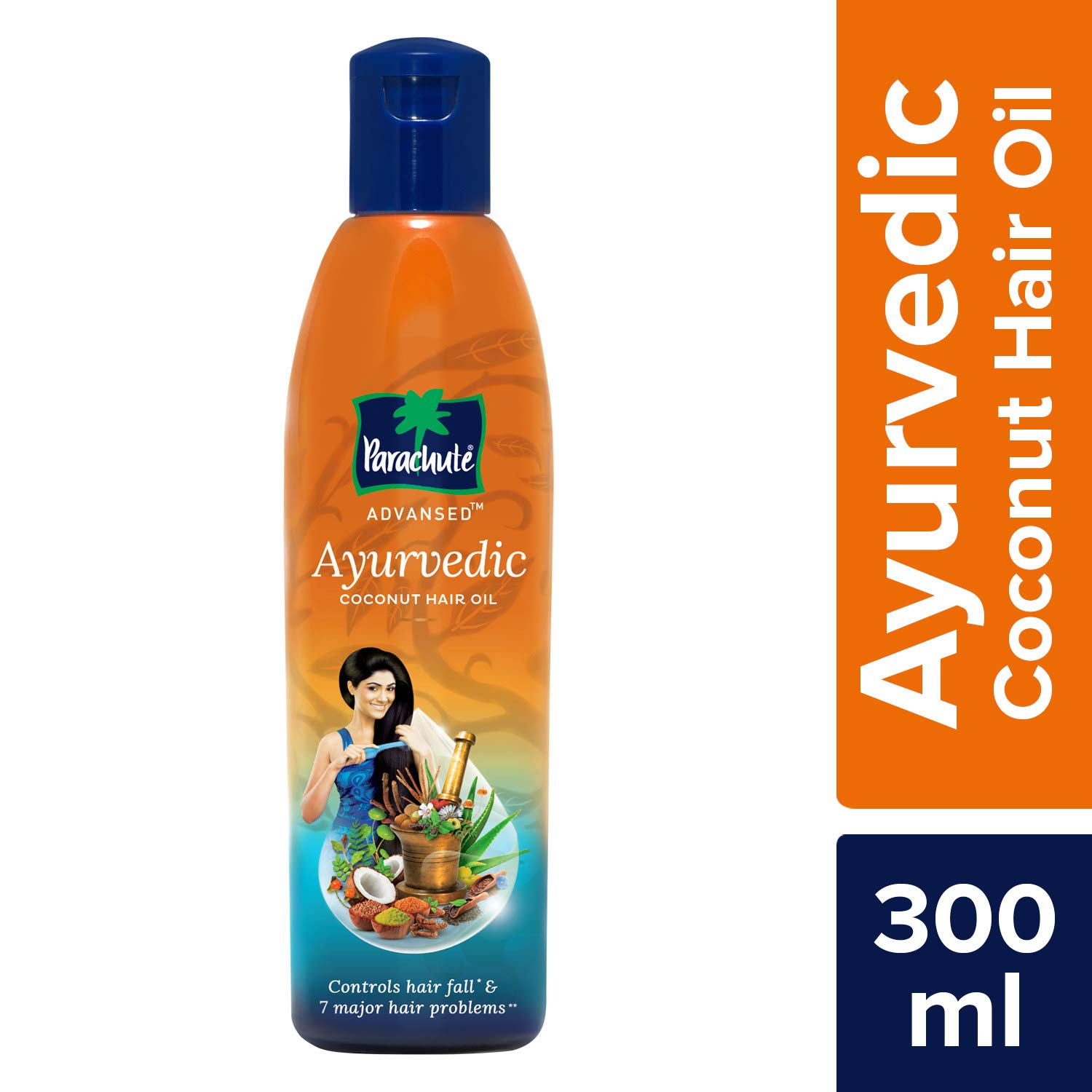 Parachute Advanced Onion Hair Oil with Comb Applicator - Promotes Hair Growth & Reduces Hair Fall - Enriched with Natural Coconut Oil & Vitamin E - 200ml - Perfect for Daily Hair Care & Scalp Massage