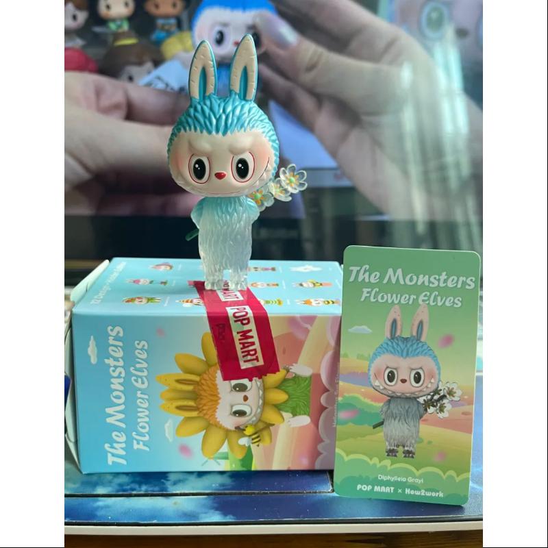 Labubu The Monsters Flower Elves Series Secret Diphylleia Grayi Collectible Figure - Limited Edition Art Toy for Home Decor & Gift Giving