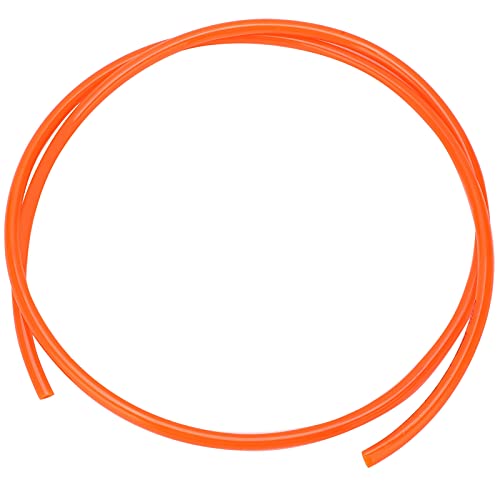 **Durable Orange 1m Pneumatic Hose - High-Performance Air Pump Hose for Home & Workshop Use - No Creasing, Reliable Airflow**