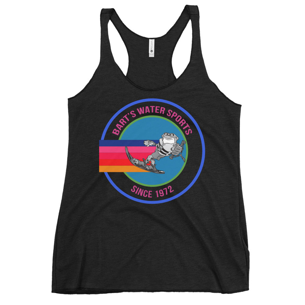 Frog Slalom Ski Racerback Tank Top for Women & Men - Quick-Dry Performance Shirt for Water Sports & Wakeboarding - Bart's Water Sports
