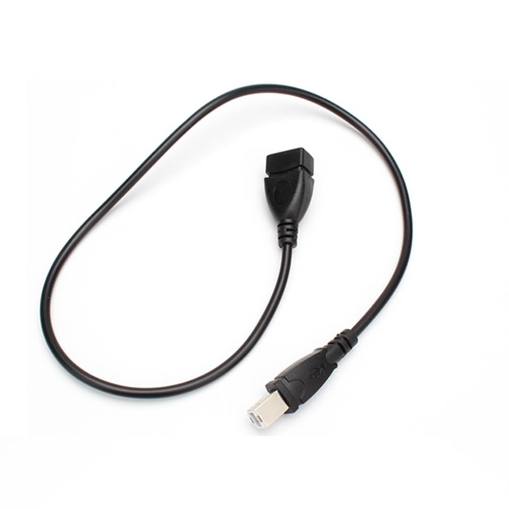 Premium USB A to USB B Printer Cable 2.0 High-Speed Data Transfer Cord (0.5M/1.64FT) - Compatible with HP, Canon, Dell, Epson, Brother, Lexmark, Xerox Printers, Scanners & External Hard Drives | Perfect for Home Office, Small Business & Tech Setups