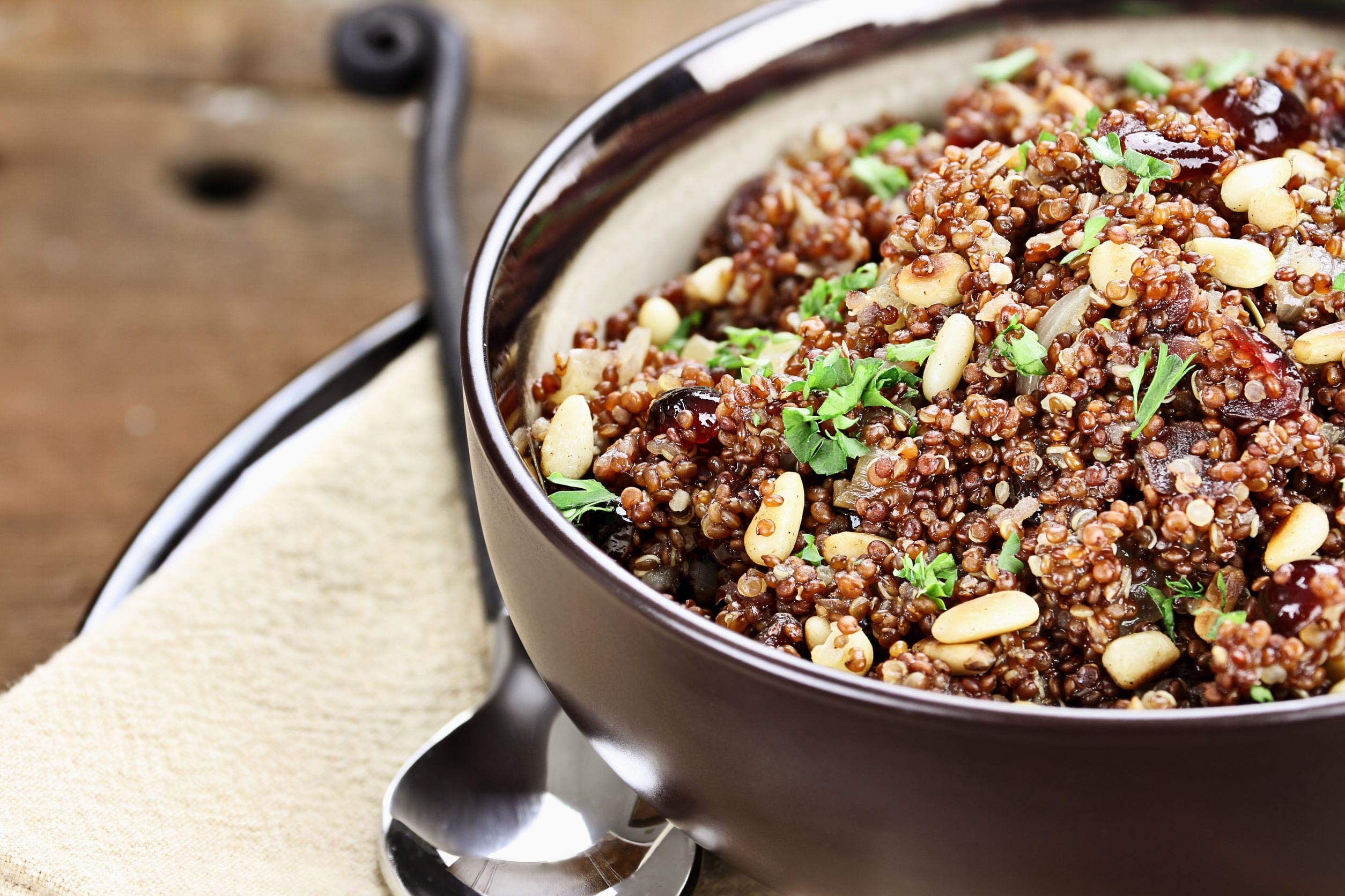 Organic Red Quinoa 25 lbs - Non-GMO, Whole Grain, Kosher, Vegan, Bulk - High in Protein & Amino Acids - Quick Cooking Ancient Grain - Healthy Rice & Pasta Alternative - Perfect for Salads, Meal Prep & Gluten-Free Diets