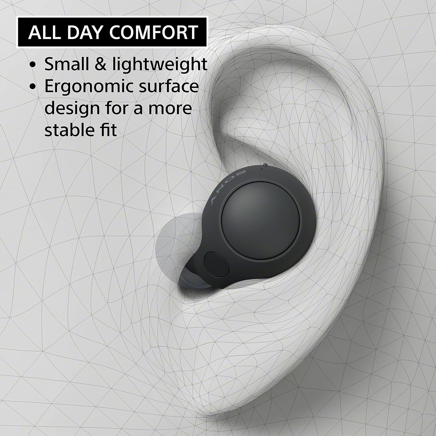 Sony WF-C700N True Wireless Noise Cancelling Bluetooth Earbuds with Mic, IPX4 Waterproof, Violet - Perfect for Gym, Running & Travel