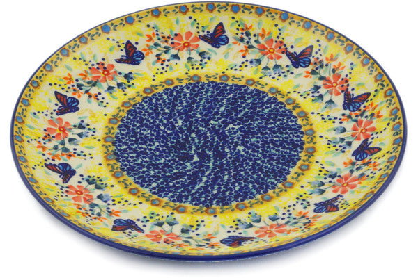 10-Piece Butterfly Summer Garden Dinner Plate Set - Elegant Floral Design for Outdoor Dining, Parties, and Home Decor