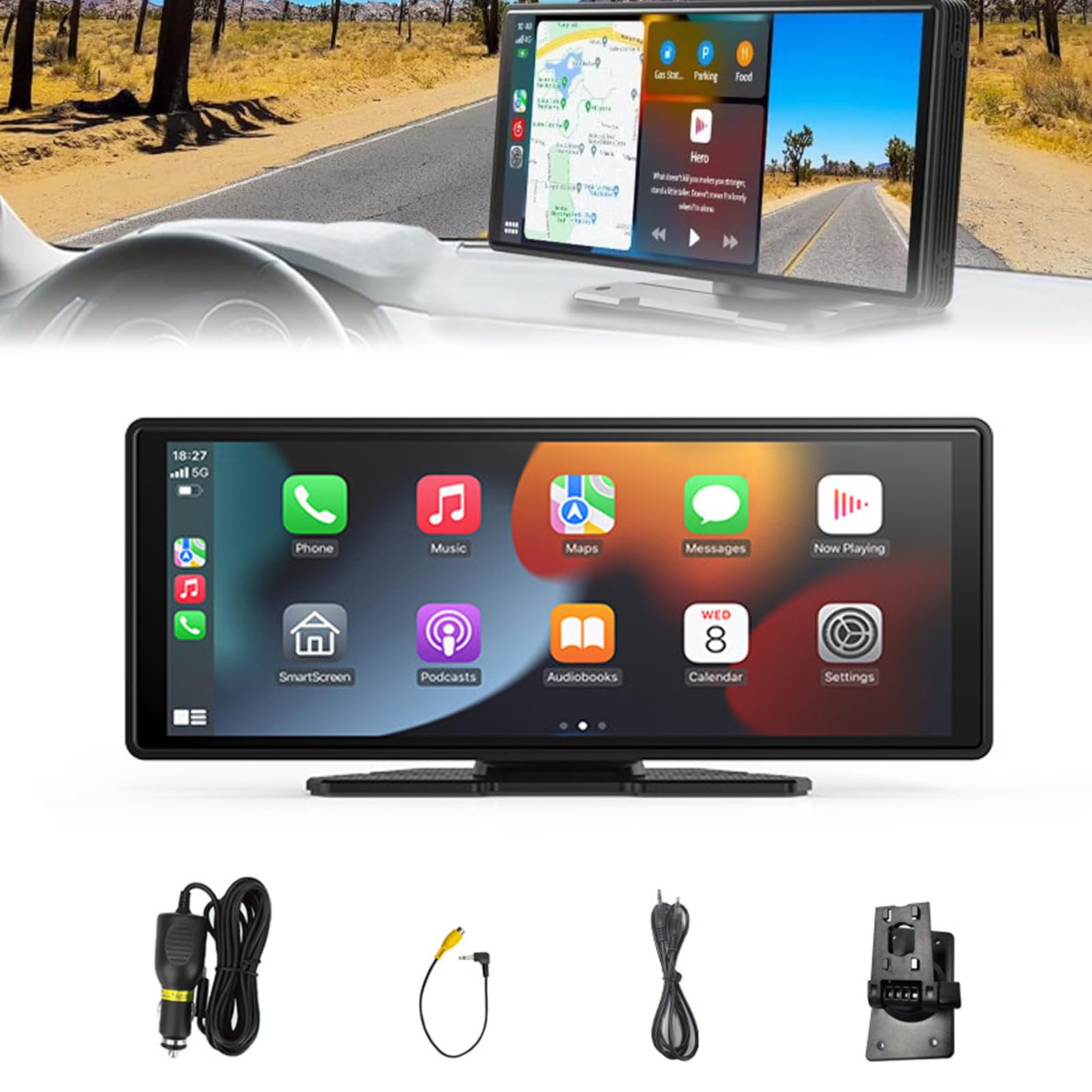 Driveplay Pro 2.0 Wireless CarPlay Screen - 10.26